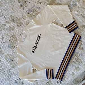 Desigual sweater- embroidered awesome logo